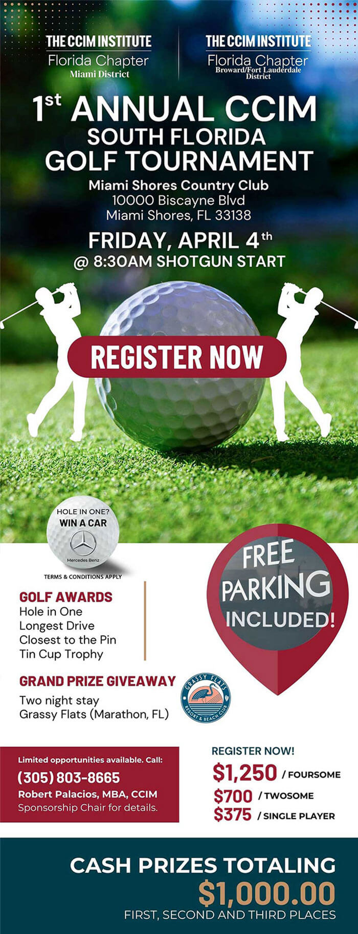 Golf Tournament Announcement - Email Marketing Design